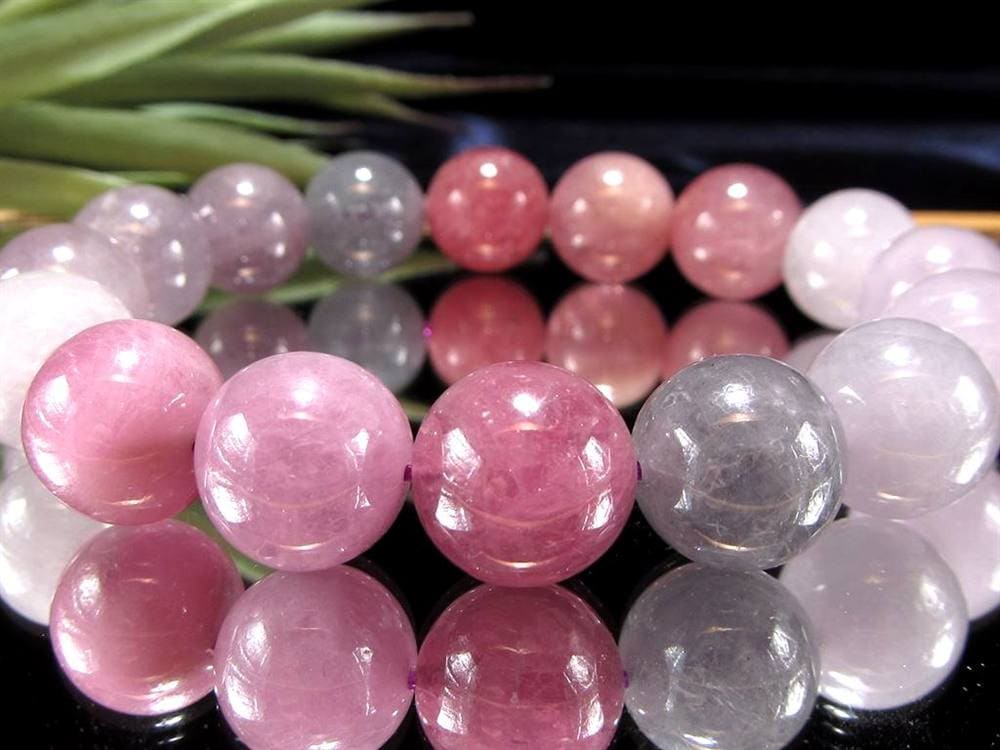 カラースピネル MIXスピネル 尖晶石 ブレスレット 8月の誕生石