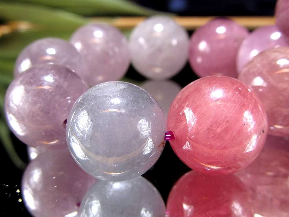 カラースピネル MIXスピネル 尖晶石 ブレスレット 8月の誕生石