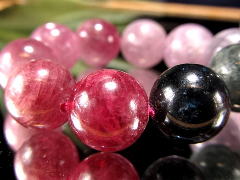 カラースピネル MIXスピネル 尖晶石 ブレスレット 8月の誕生石