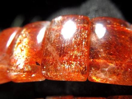 サンストーン バングル 日長石 ブレスレット ヘリオライト アベンチュリンフェルドスパー レクタングル