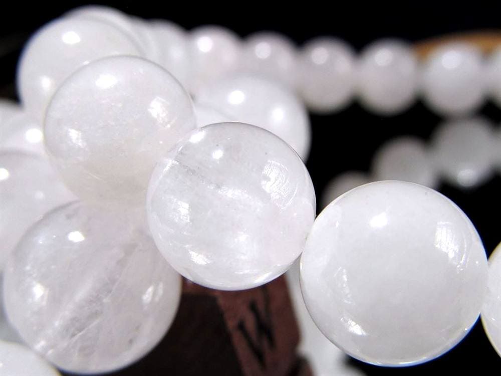 ホワイトダンビュライト ブレスレット ミルキー 純白 ダンビュライト