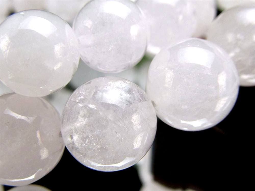 ホワイトダンビュライト ブレスレット ミルキー 純白 ダンビュライト