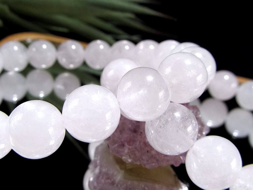 ホワイトダンビュライト ブレスレット ミルキー 純白 ダンビュライト