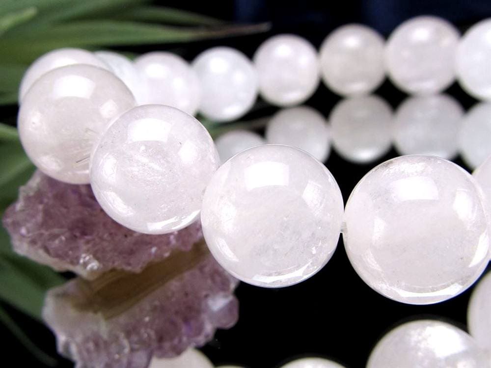 ホワイトダンビュライト ブレスレット ミルキー 純白 ダンビュライト