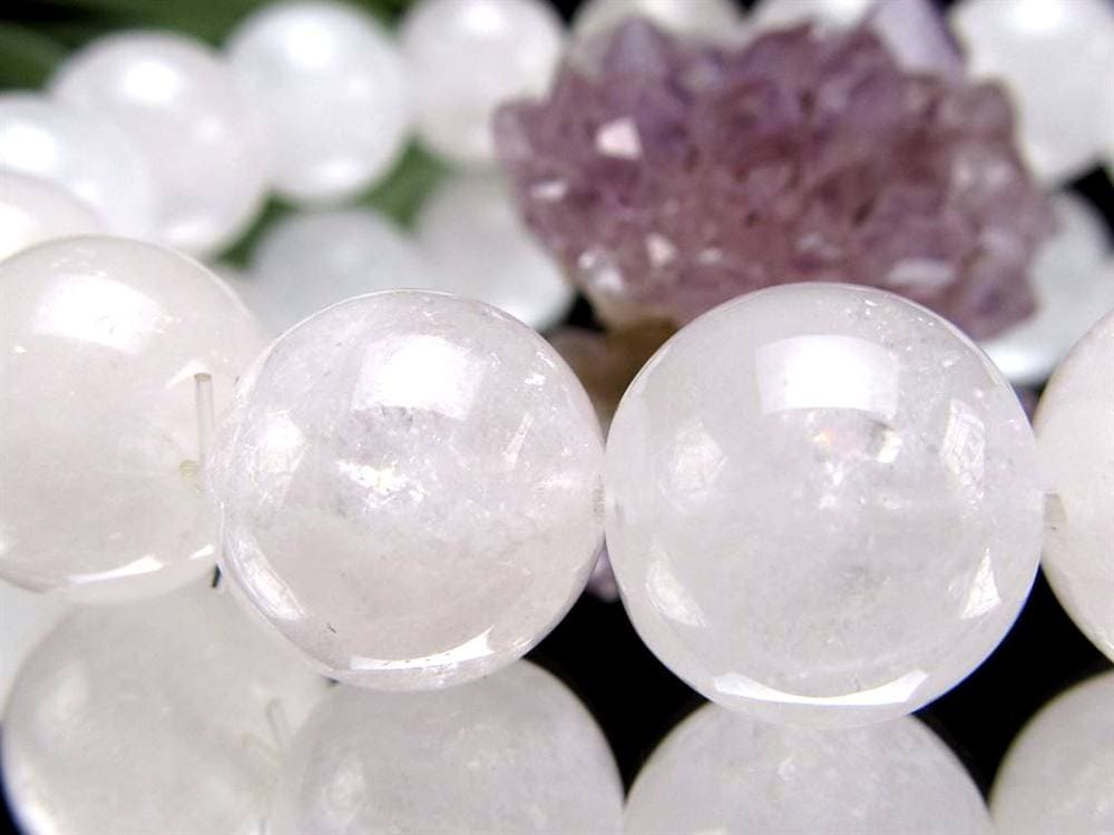 ホワイトダンビュライト ブレスレット ミルキー 純白 ダンビュライト