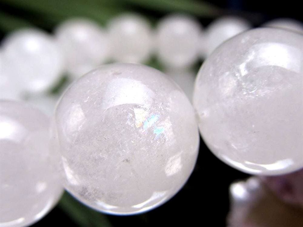 ホワイトダンビュライト ブレスレット ミルキー 純白 ダンビュライト