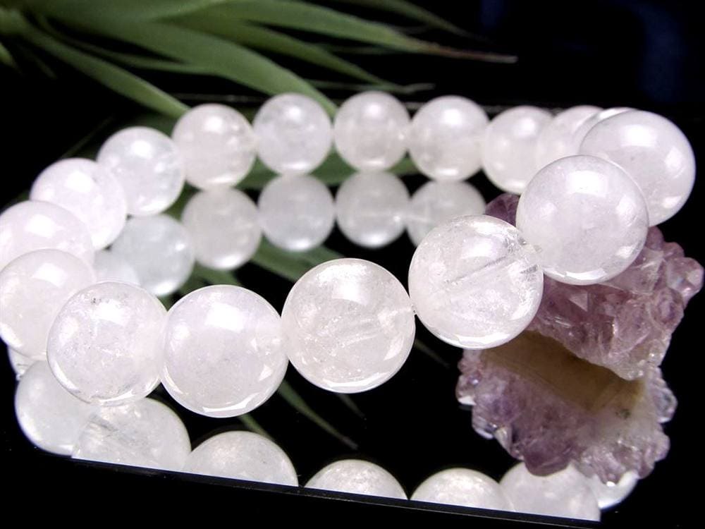 ホワイトダンビュライト ブレスレット ミルキー 純白 ダンビュライト