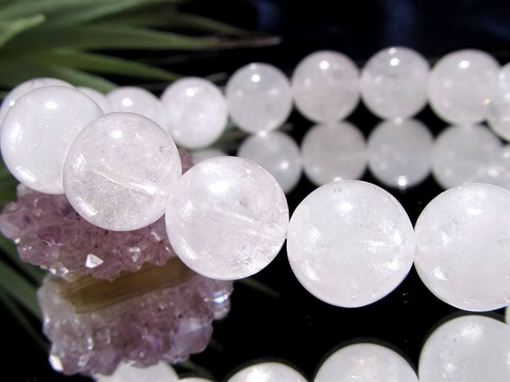 ホワイトダンビュライト ブレスレット ミルキー 純白 ダンビュライト