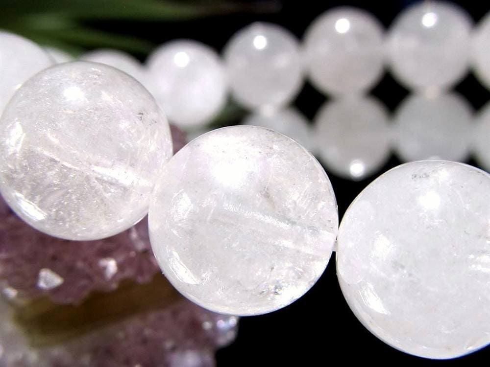 ホワイトダンビュライト ブレスレット ミルキー 純白 ダンビュライト