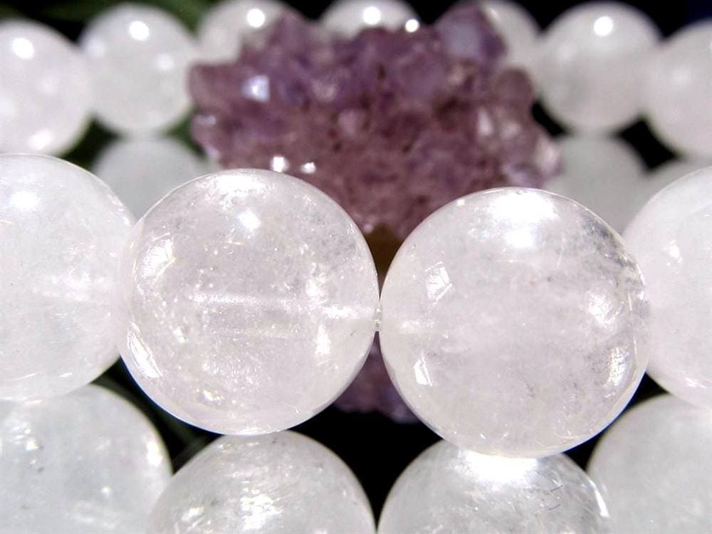 ホワイトダンビュライト ブレスレット ミルキー 純白 ダンビュライト