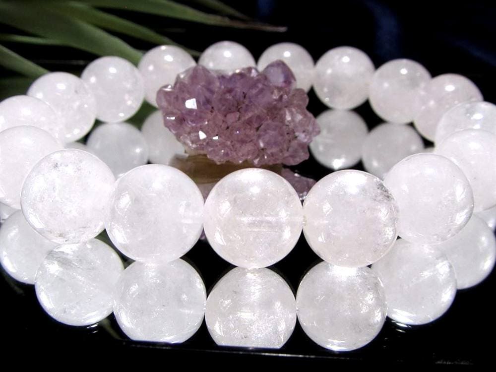 ホワイトダンビュライト ブレスレット ミルキー 純白 ダンビュライト