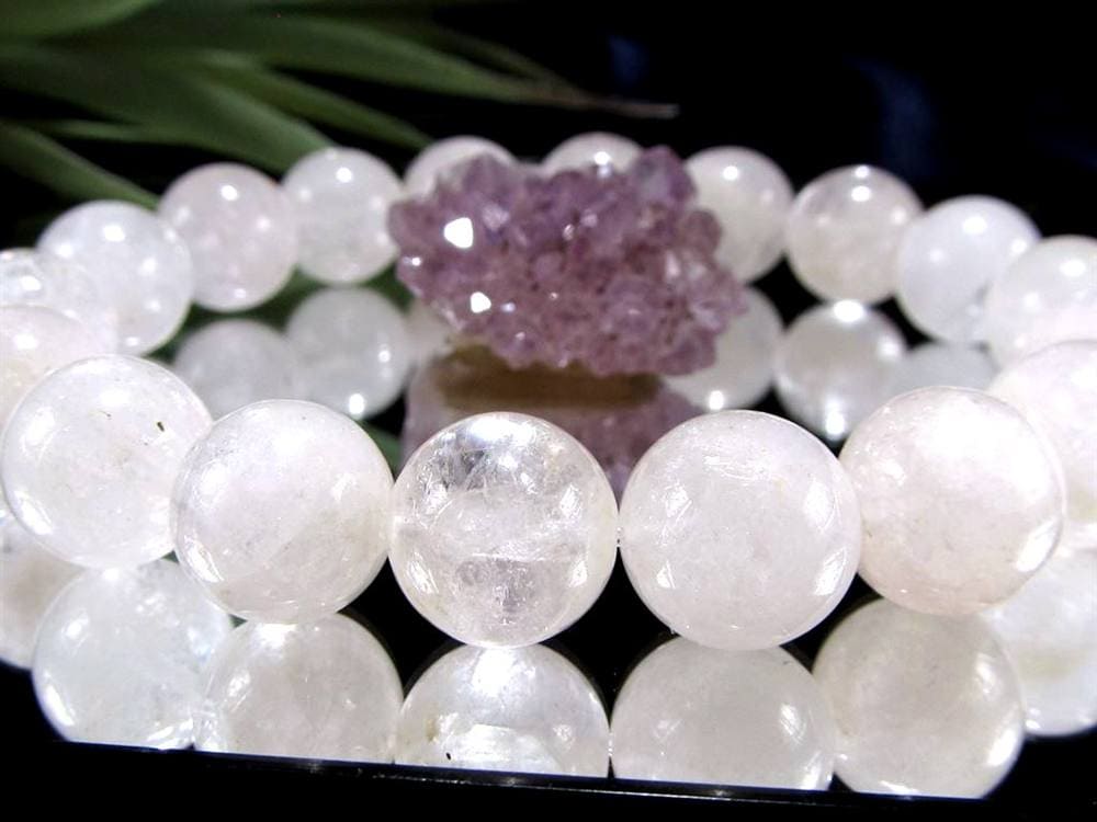 ホワイトダンビュライト ブレスレット ミルキー 純白 ダンビュライト