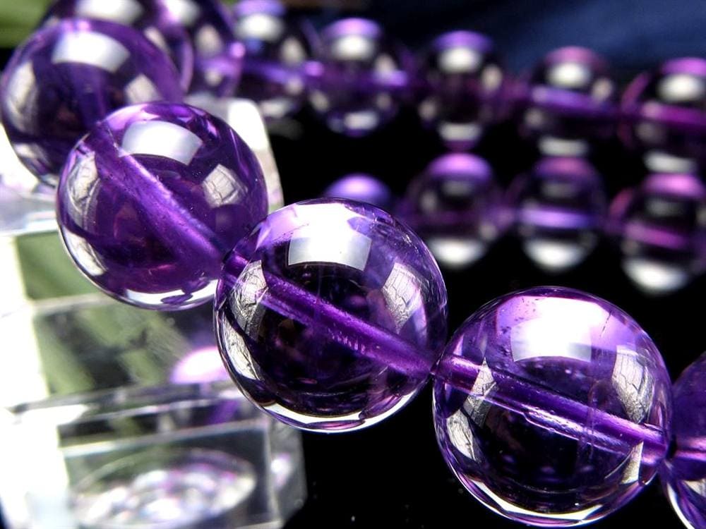 アメジスト 紫水晶 ブレスレット ウルグアイ 誕生石