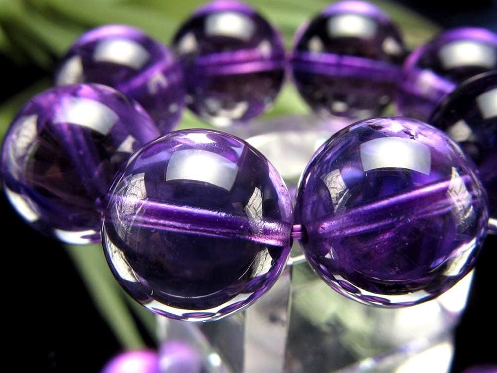 アメジスト 紫水晶 ブレスレット ウルグアイ 誕生石