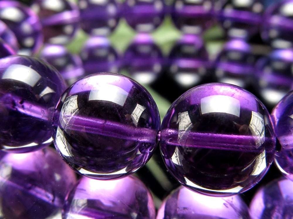 アメジスト 紫水晶 ブレスレット ウルグアイ 誕生石