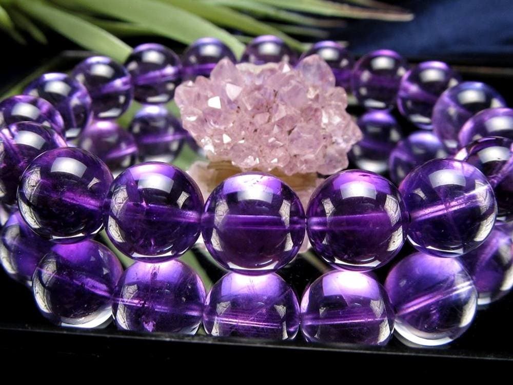 アメジスト 紫水晶 ブレスレット ウルグアイ 誕生石