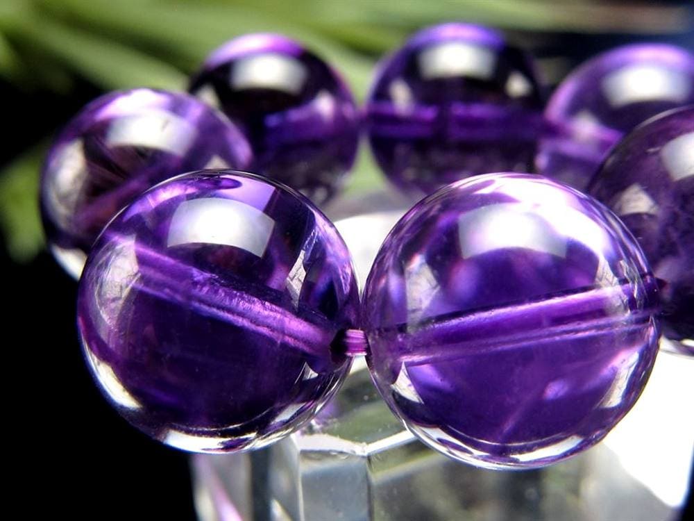 アメジスト 紫水晶 ブレスレット ウルグアイ 誕生石