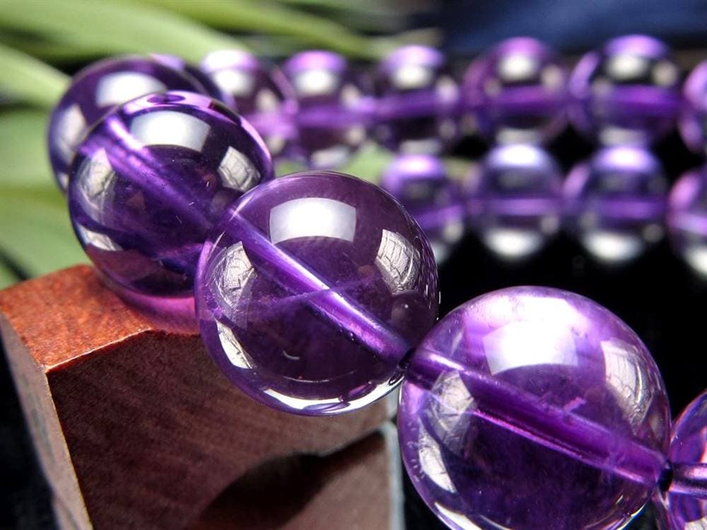 アメジスト 紫水晶 ブレスレット ウルグアイ 誕生石