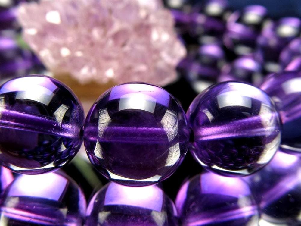 アメジスト 紫水晶 ブレスレット ウルグアイ 誕生石