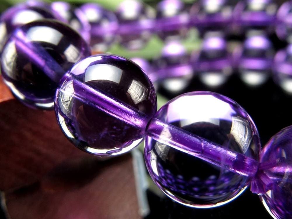 アメジスト 紫水晶 ブレスレット ウルグアイ 誕生石