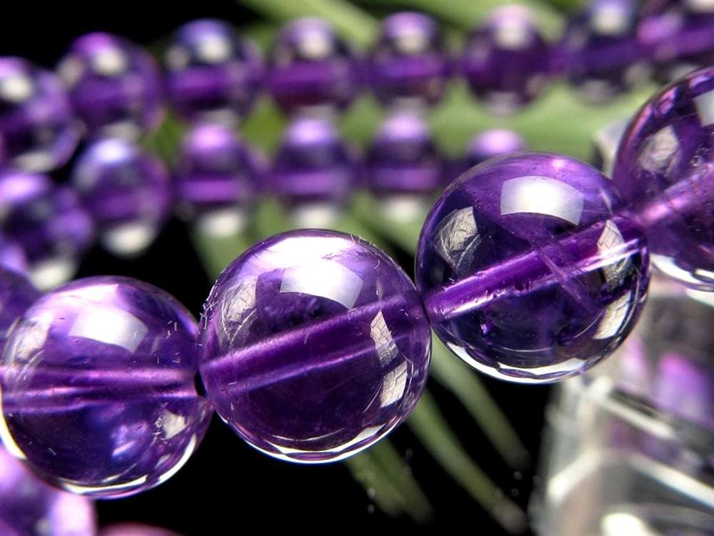 アメジスト 紫水晶 ブレスレット ウルグアイ 誕生石