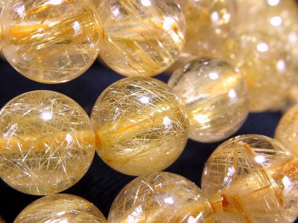 ルチル ゴールドルチル ブレスレット 金運 ルチルクォーツ
