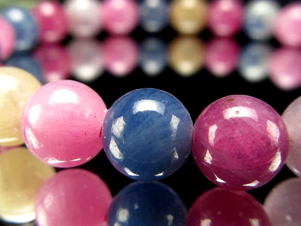 コランダム サファイア ブレスレット ルビー 宝石