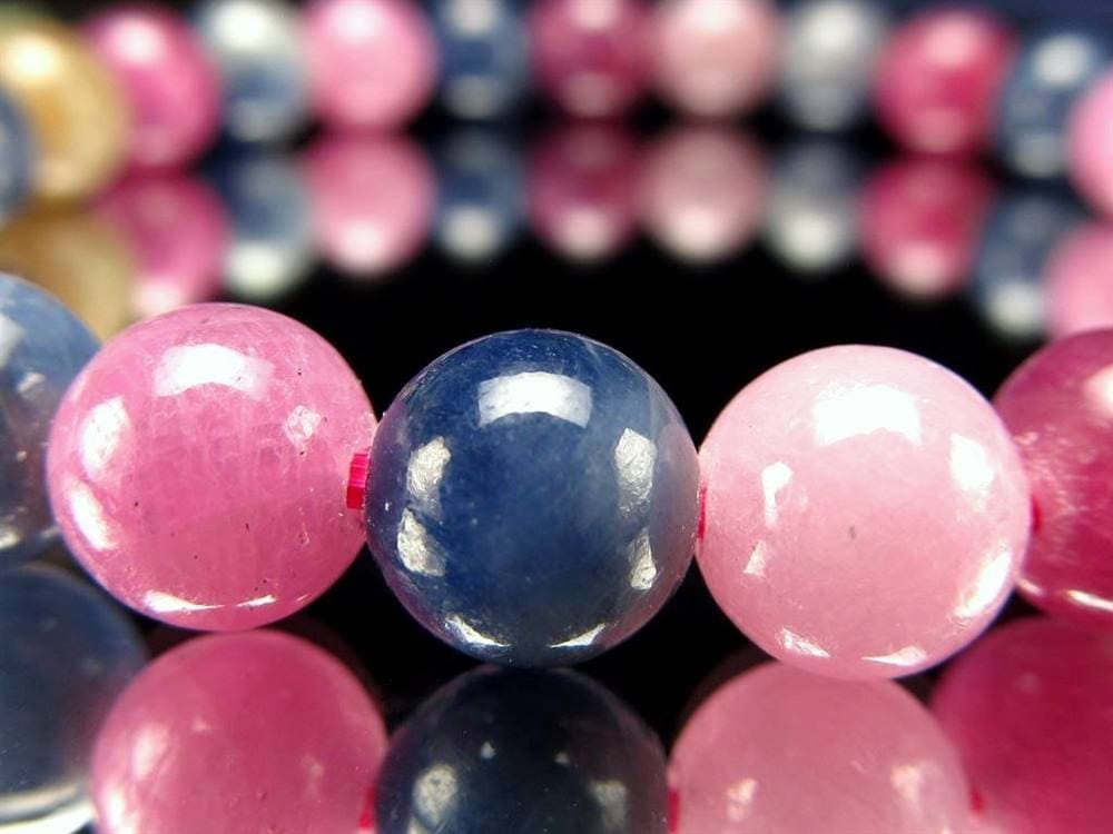 コランダム サファイア ブレスレット ルビー 宝石