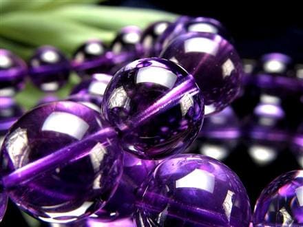 アメジスト 紫水晶 ブレスレット ウルグアイ 誕生石