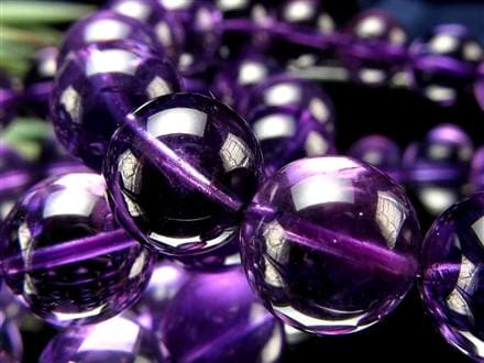 アメジスト 紫水晶 ブレスレット ウルグアイ 誕生石