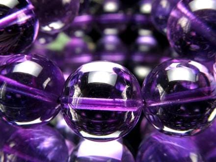 アメジスト 紫水晶 ブレスレット ウルグアイ 誕生石