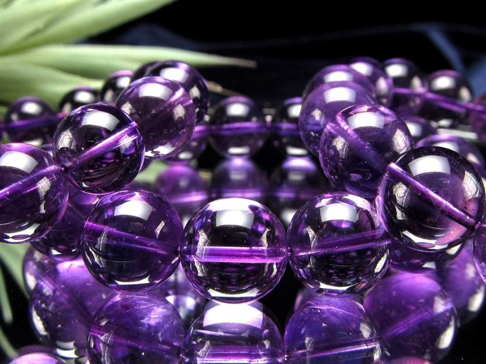 アメジスト 紫水晶 ブレスレット ウルグアイ 誕生石