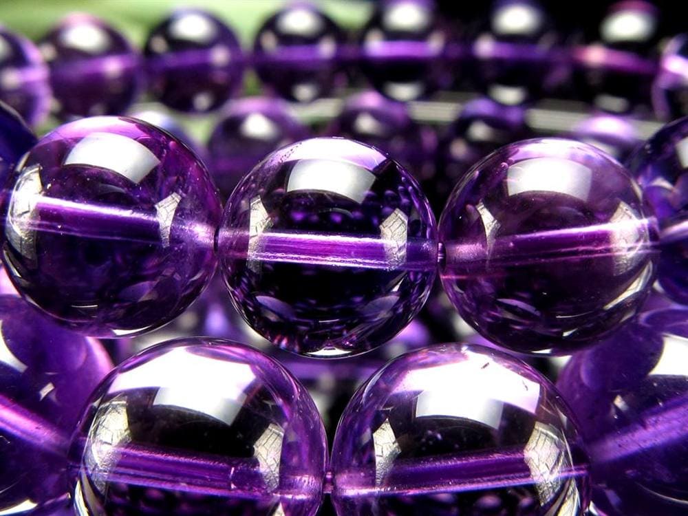 アメジスト 紫水晶 ブレスレット ウルグアイ 誕生石