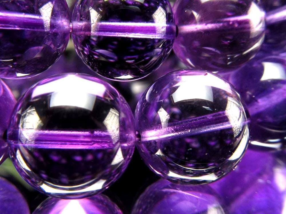 アメジスト 紫水晶 ブレスレット ウルグアイ 誕生石