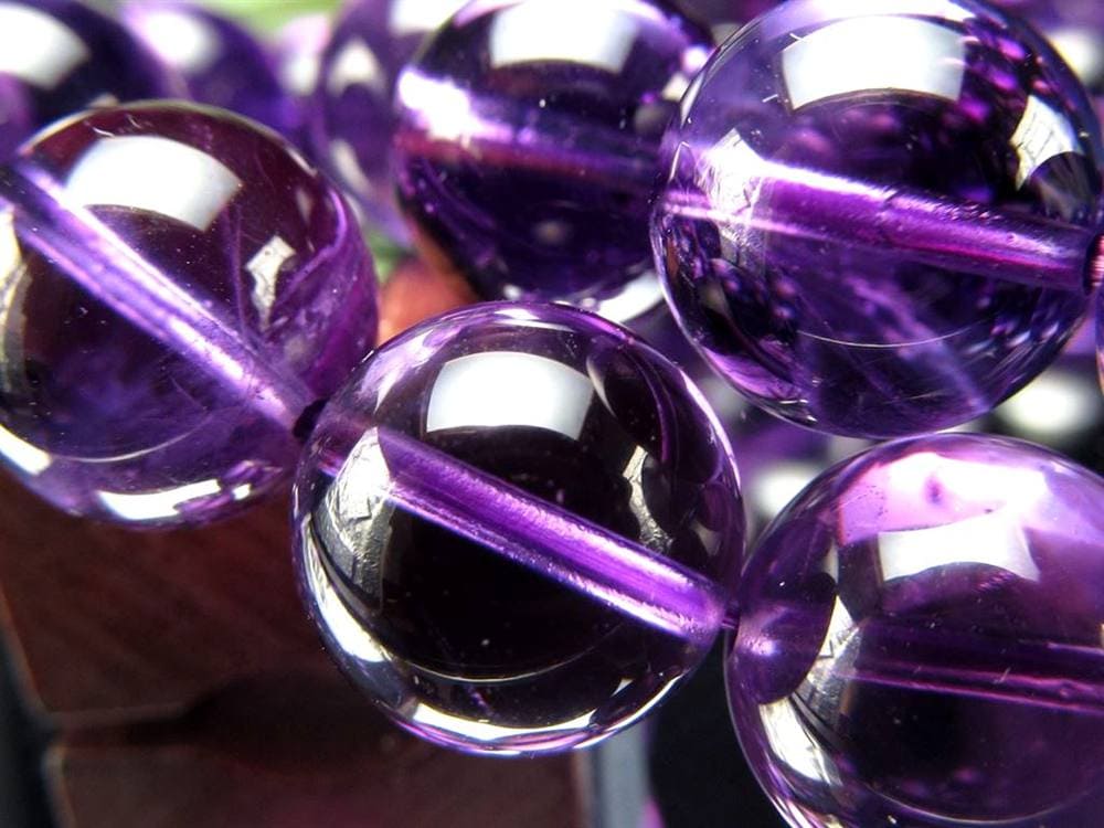 アメジスト 紫水晶 ブレスレット ウルグアイ 誕生石