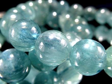 グリーン カイヤナイト 藍晶石 ブレスレット ケニア産