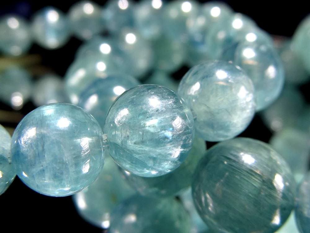 グリーン カイヤナイト 藍晶石 ブレスレット ケニア産