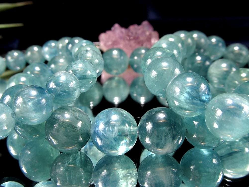 グリーン カイヤナイト 藍晶石 ブレスレット ケニア産