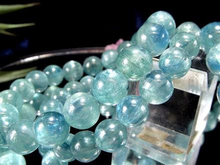 グリーン カイヤナイト 藍晶石 ブレスレット ケニア産