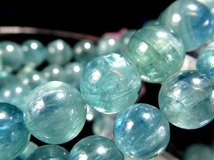 グリーン カイヤナイト 藍晶石 ブレスレット ケニア産