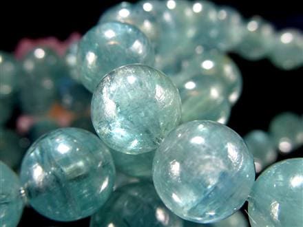 グリーン カイヤナイト 藍晶石 ブレスレット ケニア産