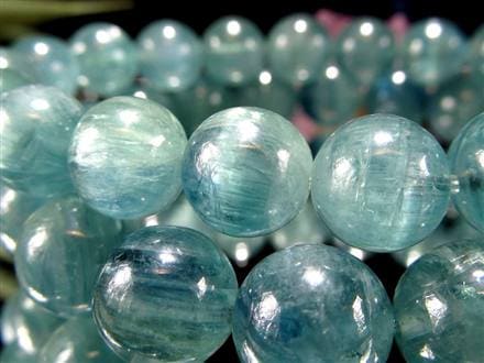 グリーン カイヤナイト 藍晶石 ブレスレット ケニア産