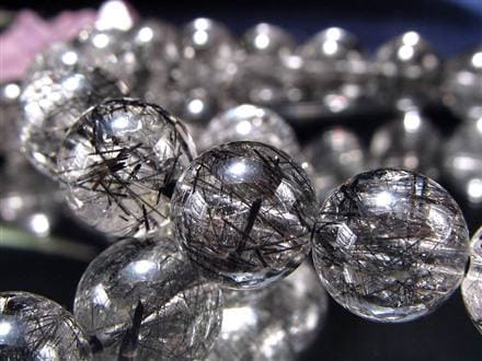 ルチルクォーツ ブラックルチル ブレスレット 天然石 パワーストーン