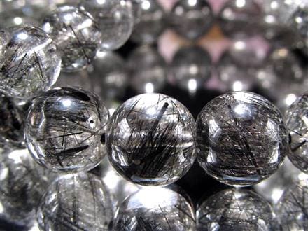 ルチルクォーツ ブラックルチル ブレスレット 天然石 パワーストーン