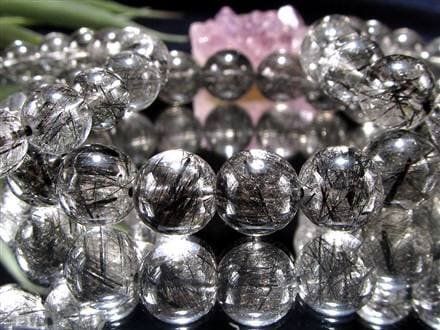 ルチルクォーツ ブラックルチル ブレスレット 天然石 パワーストーン