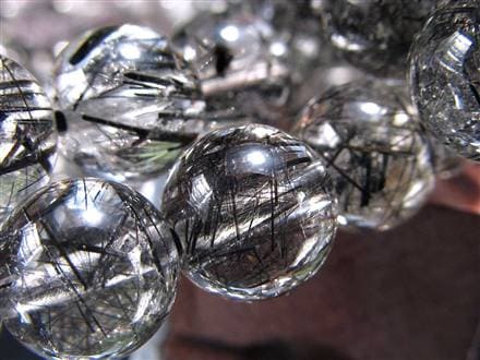 ルチルクォーツ ブラックルチル ブレスレット 天然石 パワーストーン