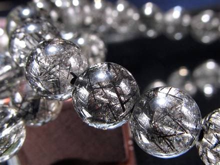 ルチルクォーツ ブラックルチル ブレスレット 天然石 パワーストーン