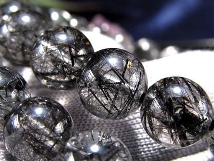 ルチルクォーツ ブラックルチル ブレスレット 天然石 パワーストーン