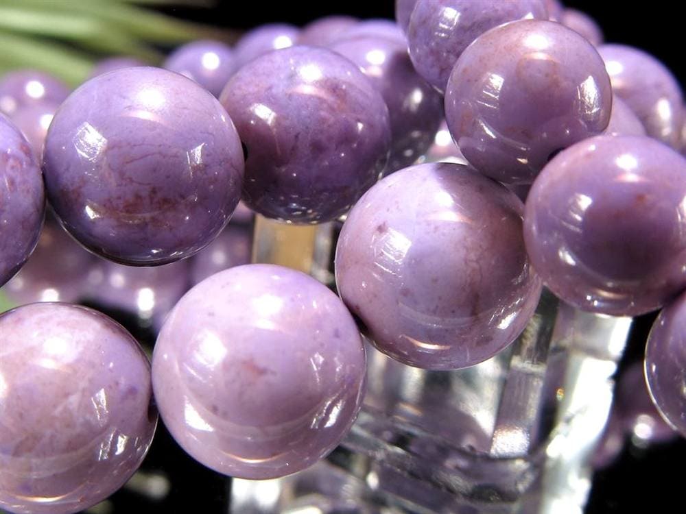 ジェイド ラベンダージェイド 翡翠 ブレスレット トルコ翡翠