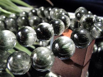 グリーンルチルクォーツ ブレスレット ルチル 天然石 パワーストーン